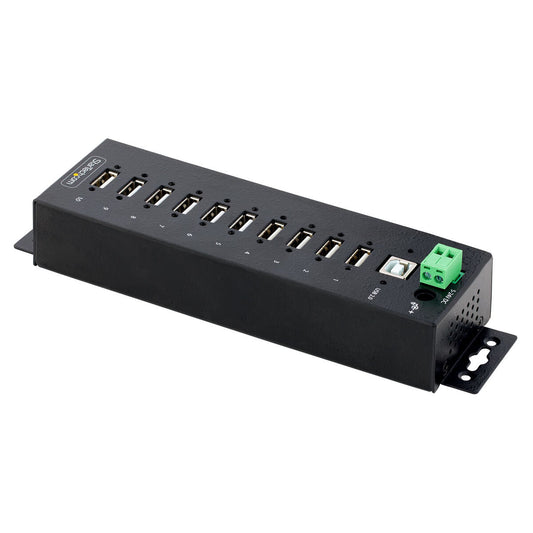 USB Hub Startech USB210AIND-USB-A-HUB Black