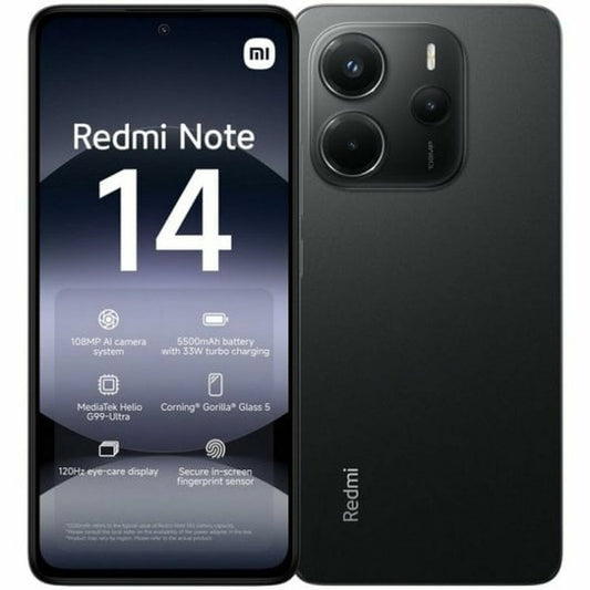 Smartphone Xiaomi Redmi Note 14 HELIO G99 ULTRA 6 GB RAM 128 GB Black 6,67"