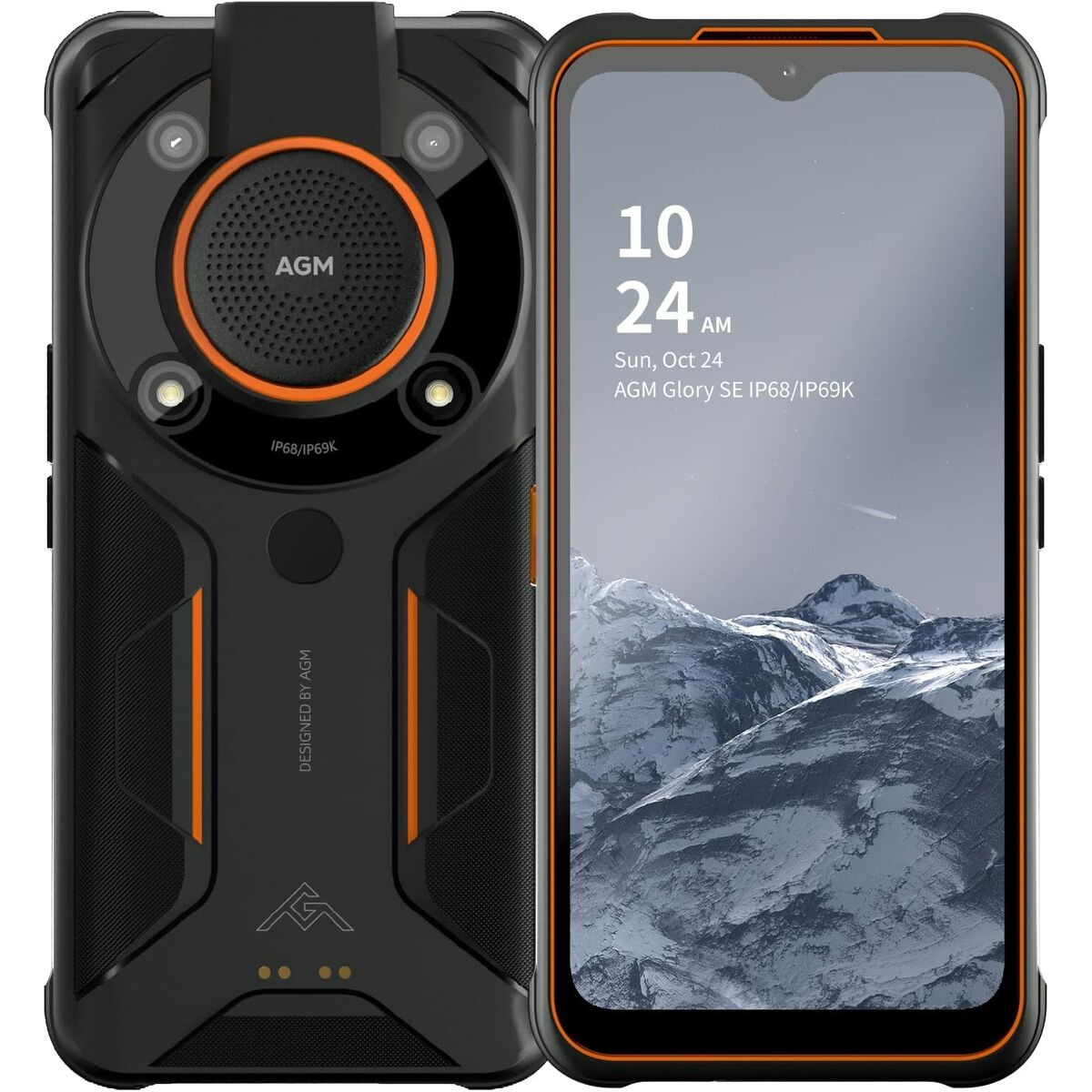 Smartphone AGM Glory SE Black 8 GB RAM 128 GB