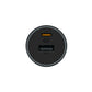 Universal USB Car Charger + USB-C Cable Xiaomi BHR6814GL Black 55 W