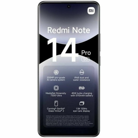 Smartphone Xiaomi Redmi Note 14 Pro 6,67" 12 GB RAM 512 GB Black