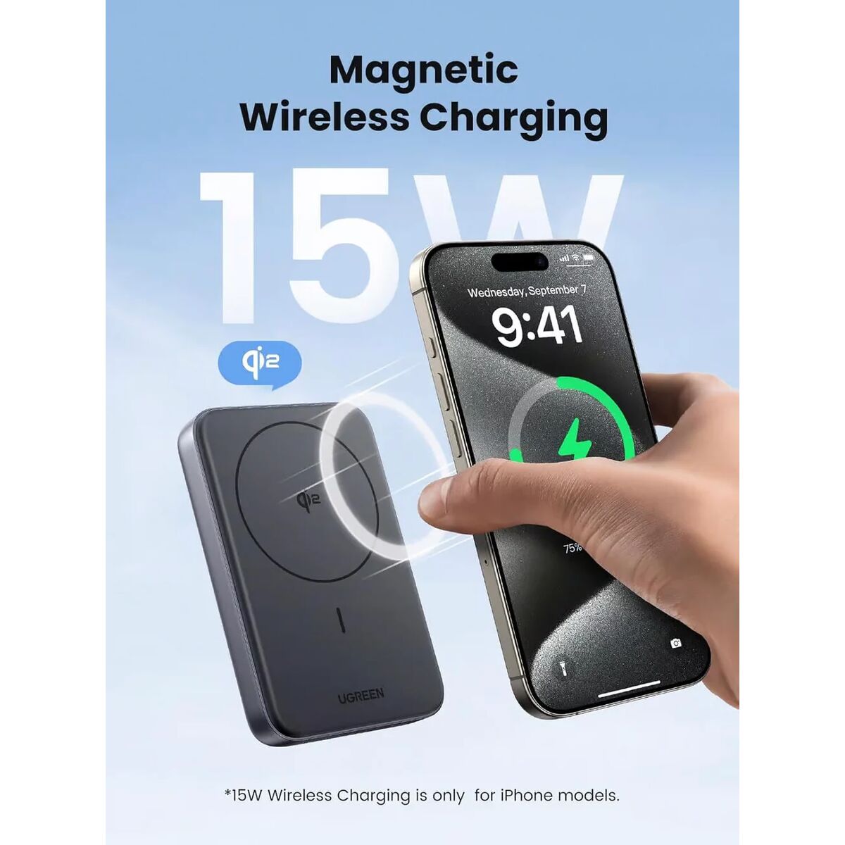 Powerbank Ugreen 45763 Grey 10000 mAh
