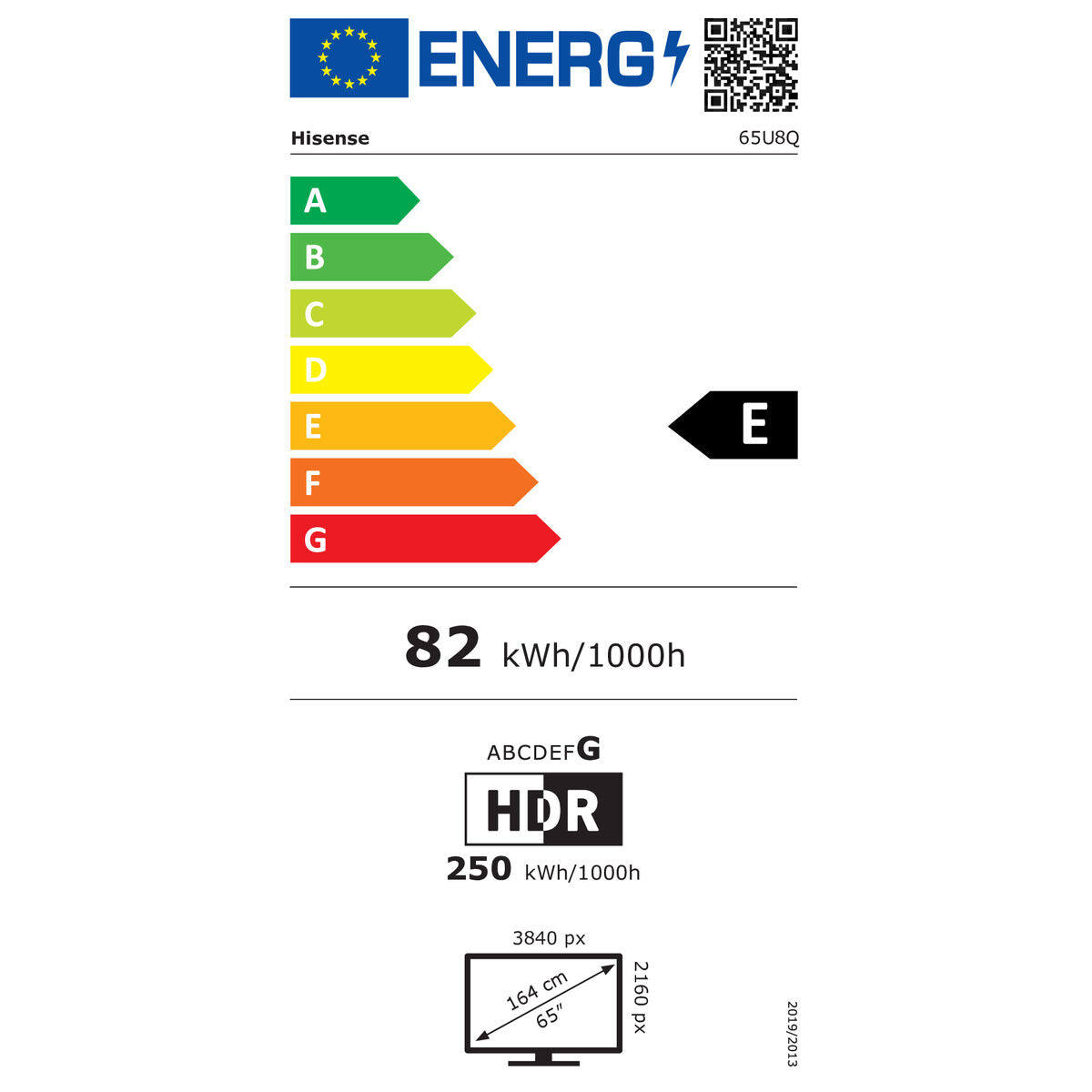Smart TV Hisense 65U8Q 65" 4K Ultra HD LED HDR