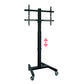 TV stand with wheels OMB 0.284 32" 55" 40 kg