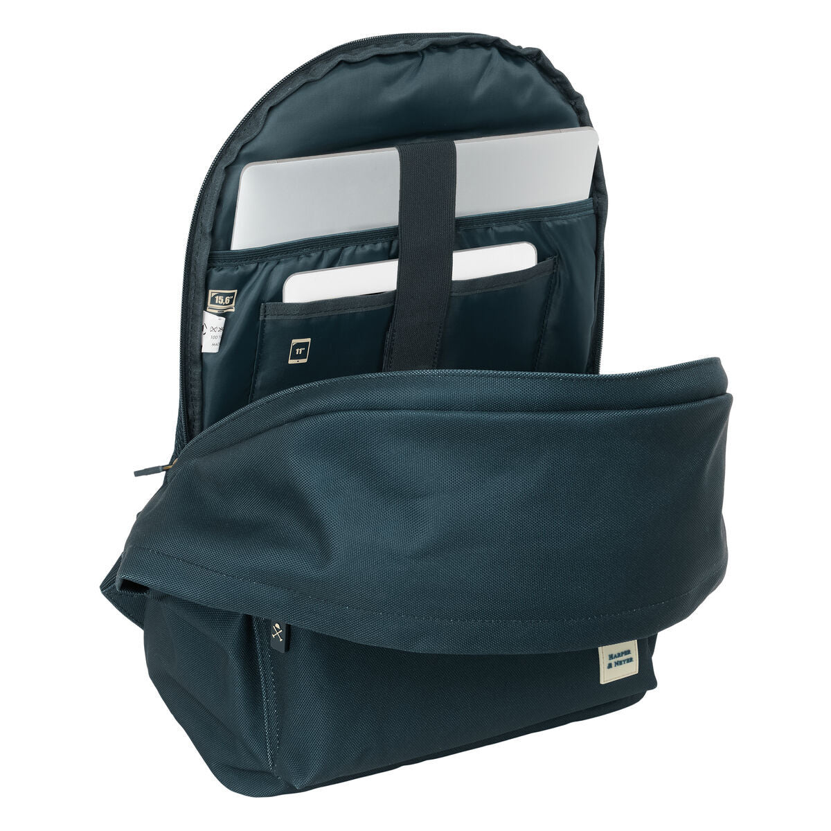Laptop Backpack Harper & Neyer Navy Blue 31 x 44 x 18 cm