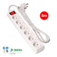Power Socket - 6 Sockets with Switch EDM 41066 Schuko (5 m)