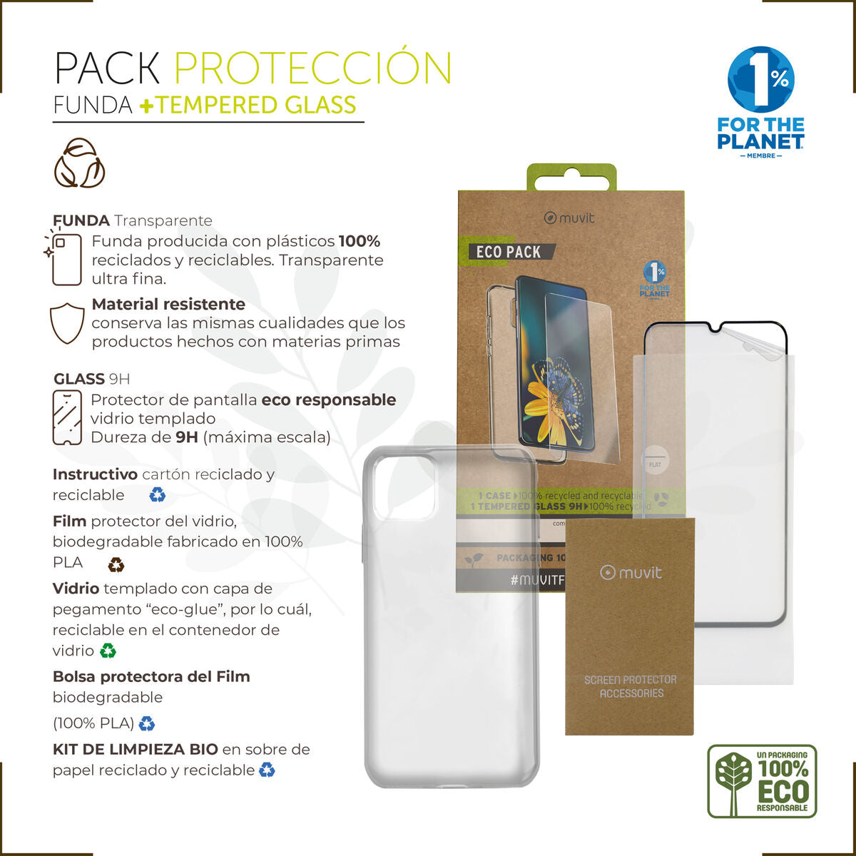 Mobile Case and Protector Muvit for Change Galaxy A34 5G Samsung Galaxy A34 5G