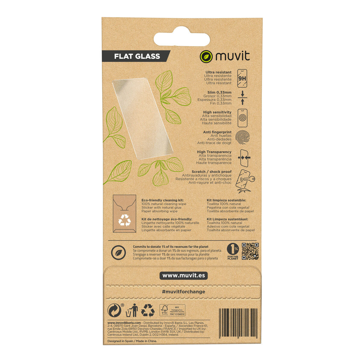 Mobile Screen Protector Muvit for Change