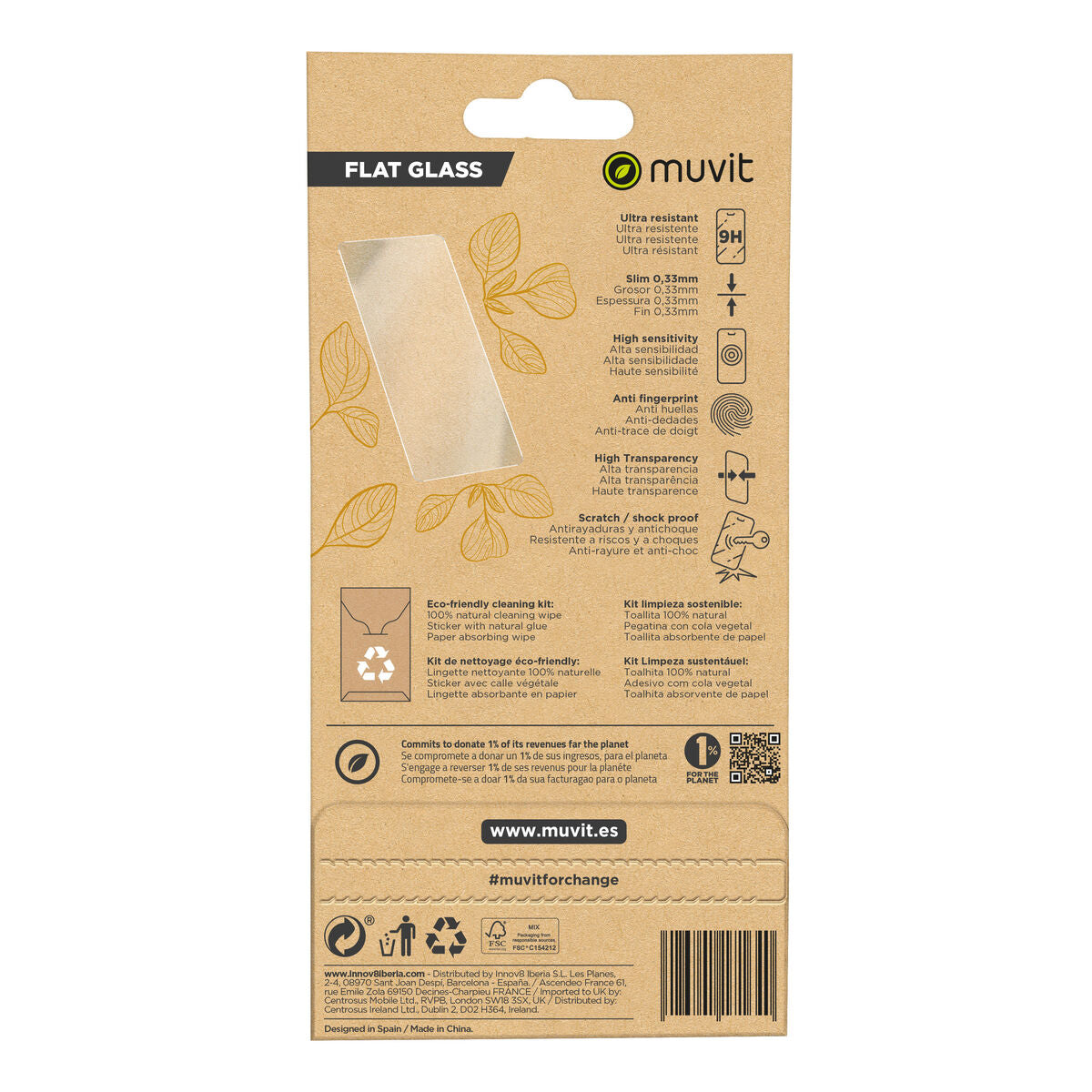 Mobile Screen Protector Muvit for Change