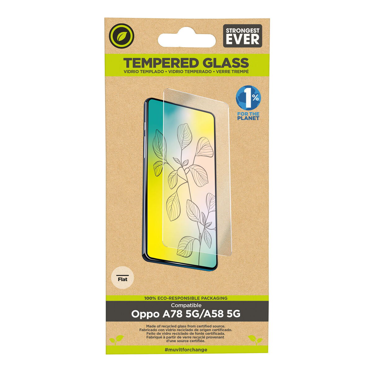 Mobile Screen Protector Muvit for Change Oppo A78 5G/A58 5G
