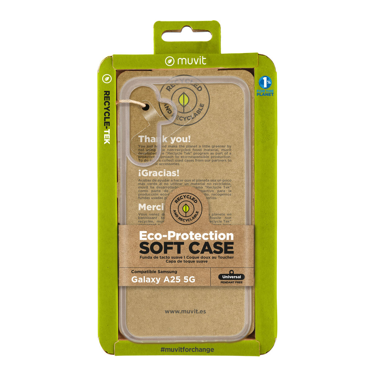 Mobile cover Muvit for Change Galaxy A25 5G Samsung Galaxy A24 5G