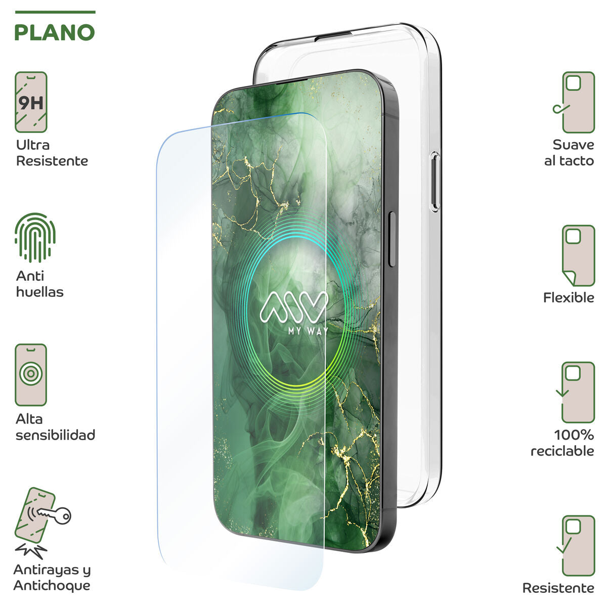 Mobile Case and Protector Myway Galaxy S24 FE Samsung Galaxy S23