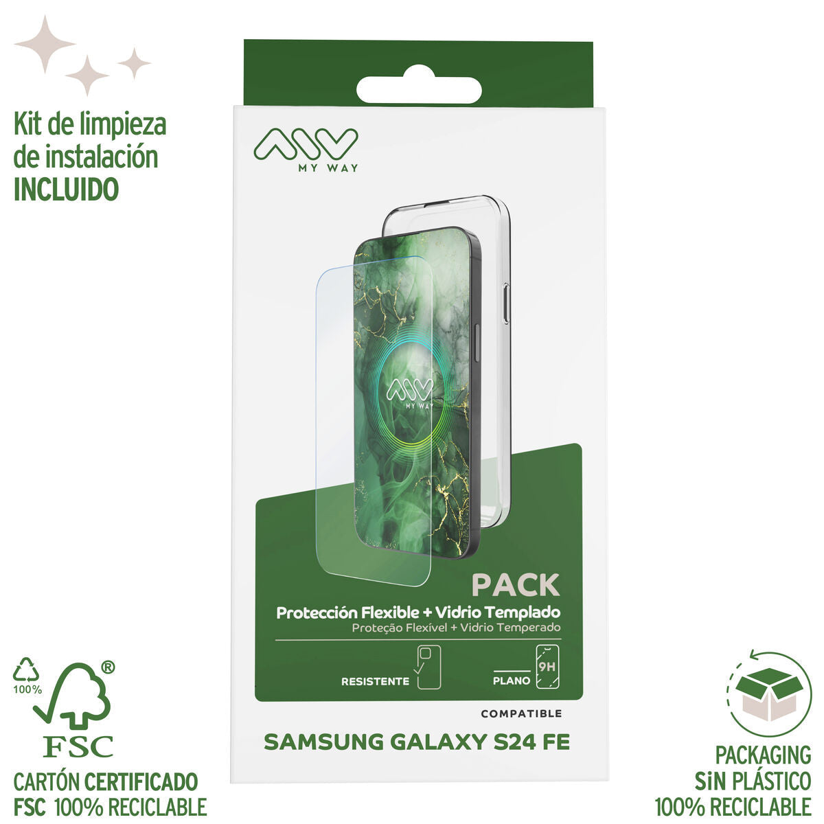 Mobile Case and Protector Myway Galaxy S24 FE Samsung Galaxy S23