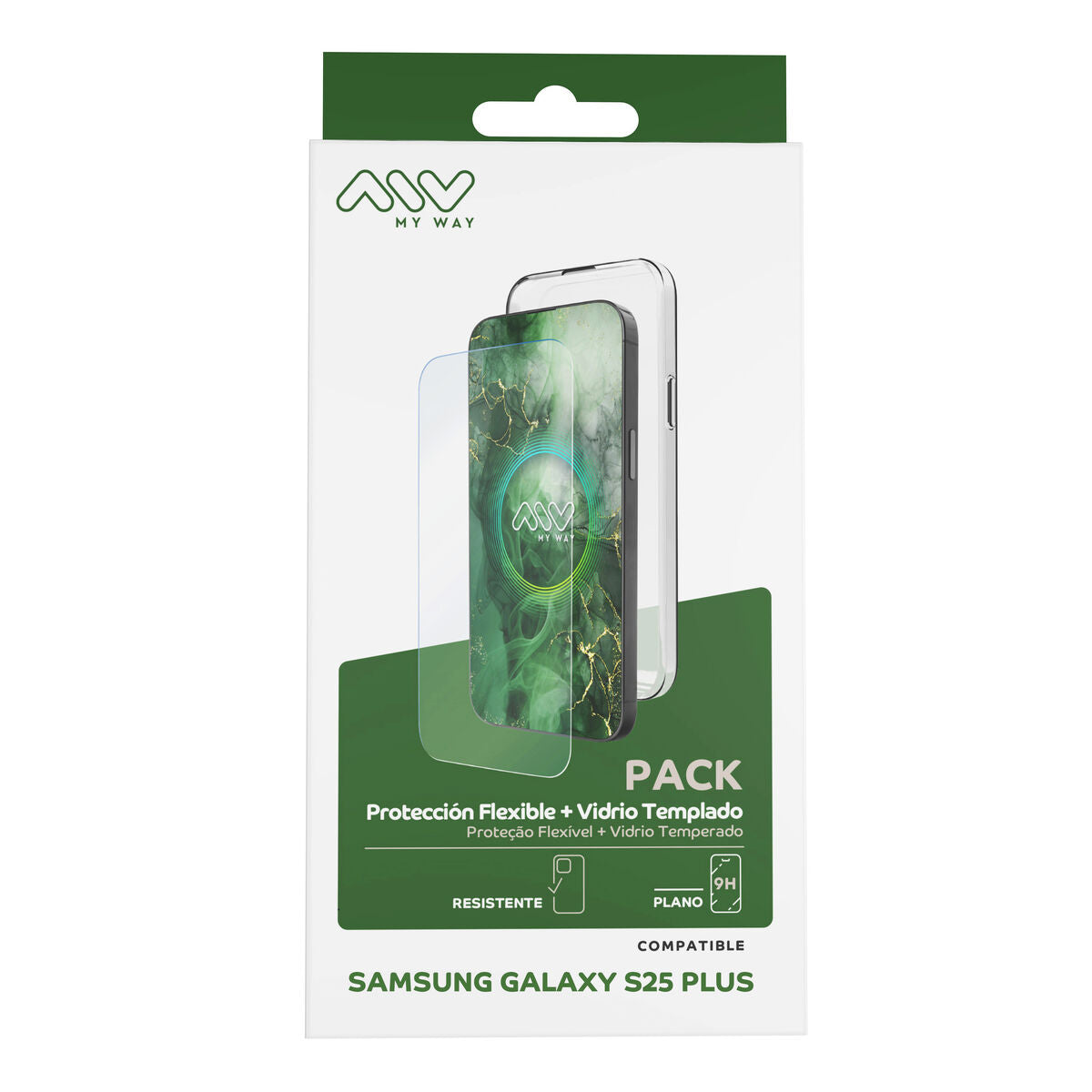 Mobile Case and Protector Myway Galaxy S25 Plus Samsung Galaxy S23 Plus
