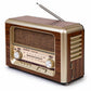 Portable Bluetooth Radio Kooltech Retro AM/FM