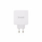 USB Wall Charger TooQ TQWC-2SC03WT White 48 W
