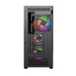 ATX Semi-tower Box KEEP OUT KO XC-805 MESH ARGB USB3 Black