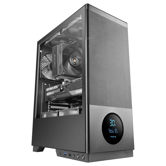 ATX Semi-tower Box Tacens 2SAGITTA20 Black