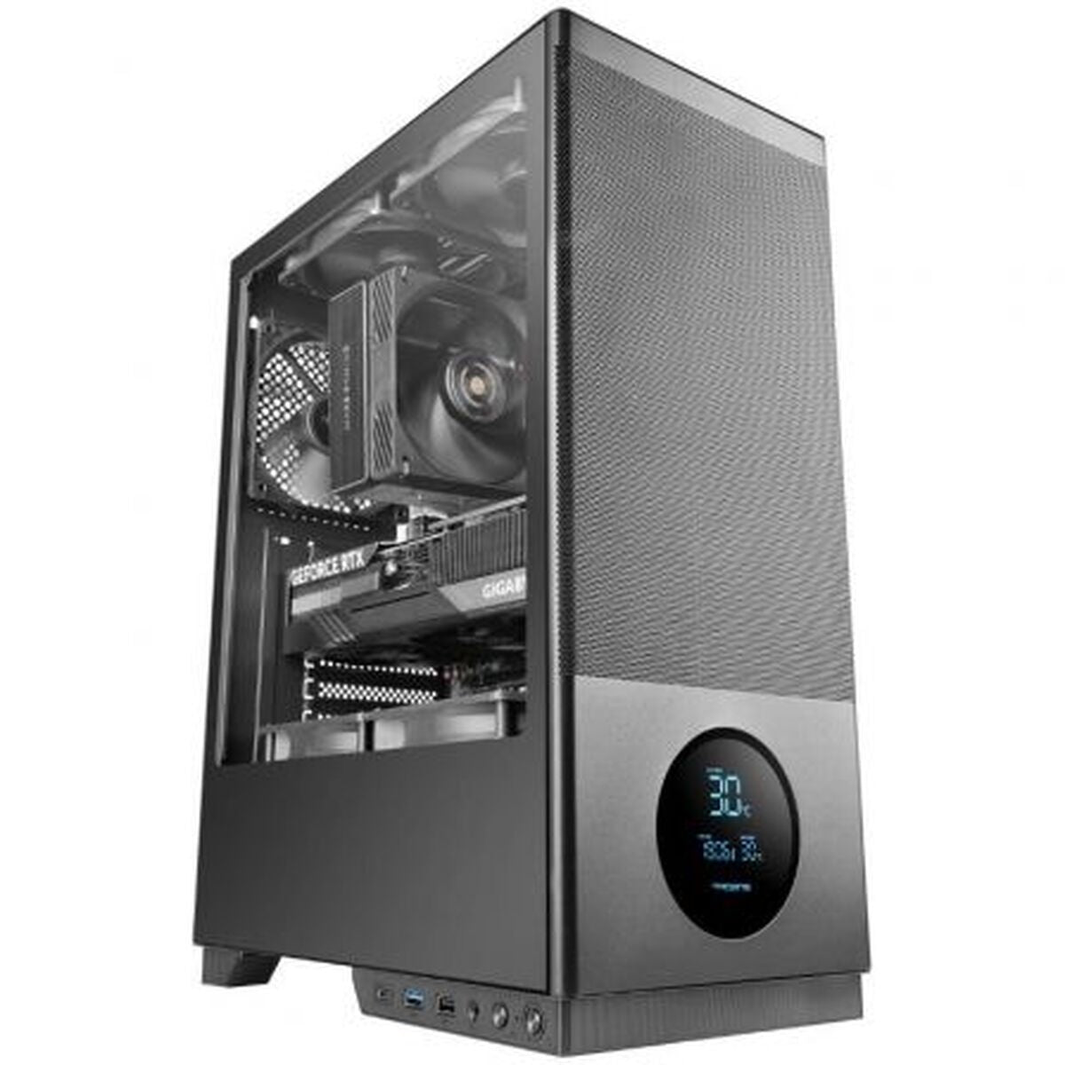 ATX Semi-tower Box Tacens 2SAGITTA20 Black