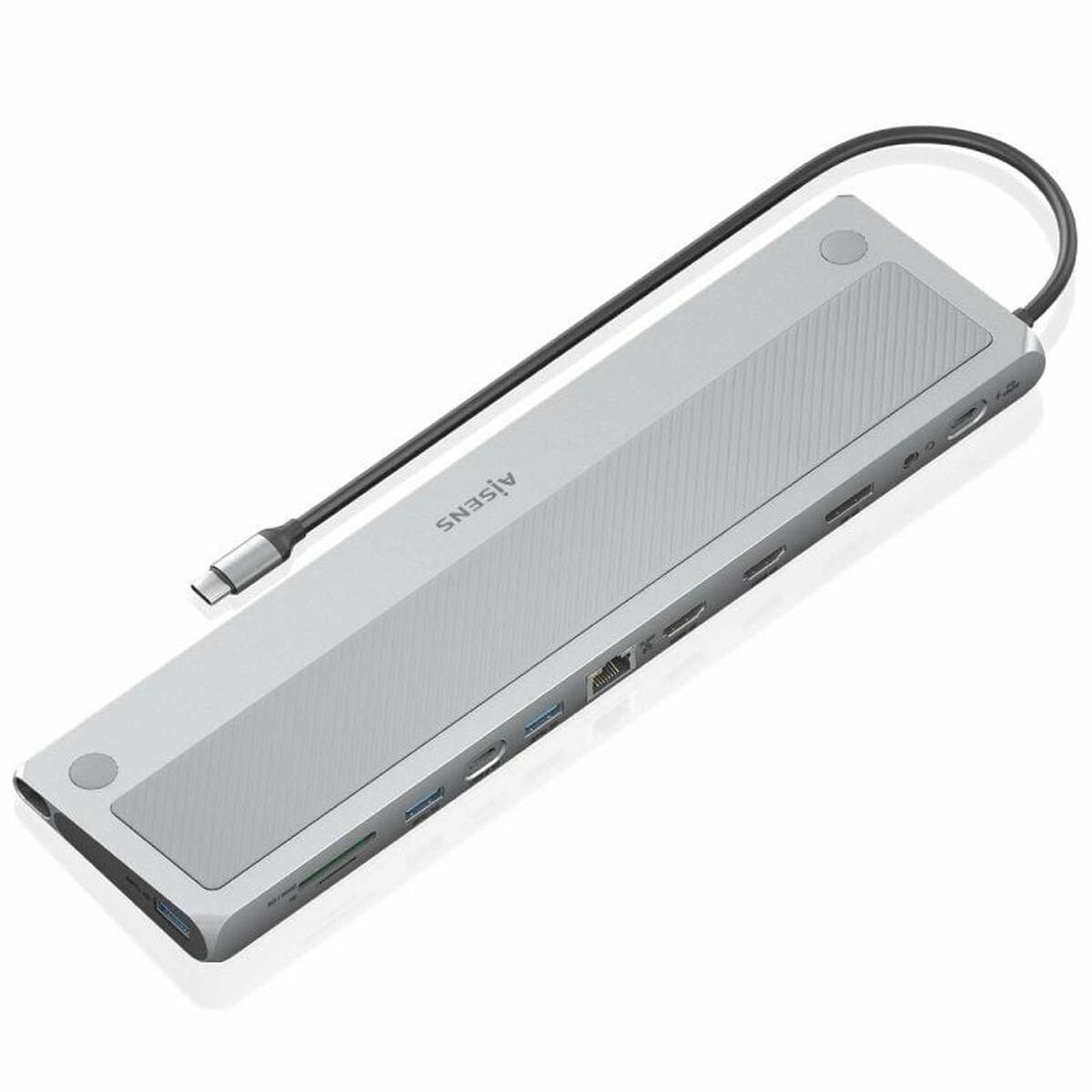 USB Hub Aisens Black 100 W 50 W