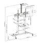 Trolley Aisens FT100TE-171 60" 100"