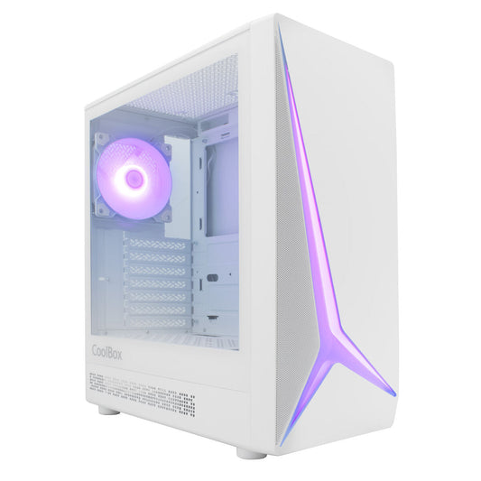 ATX Semi-tower Box CoolBox COO-CHA-GA450W-0 White