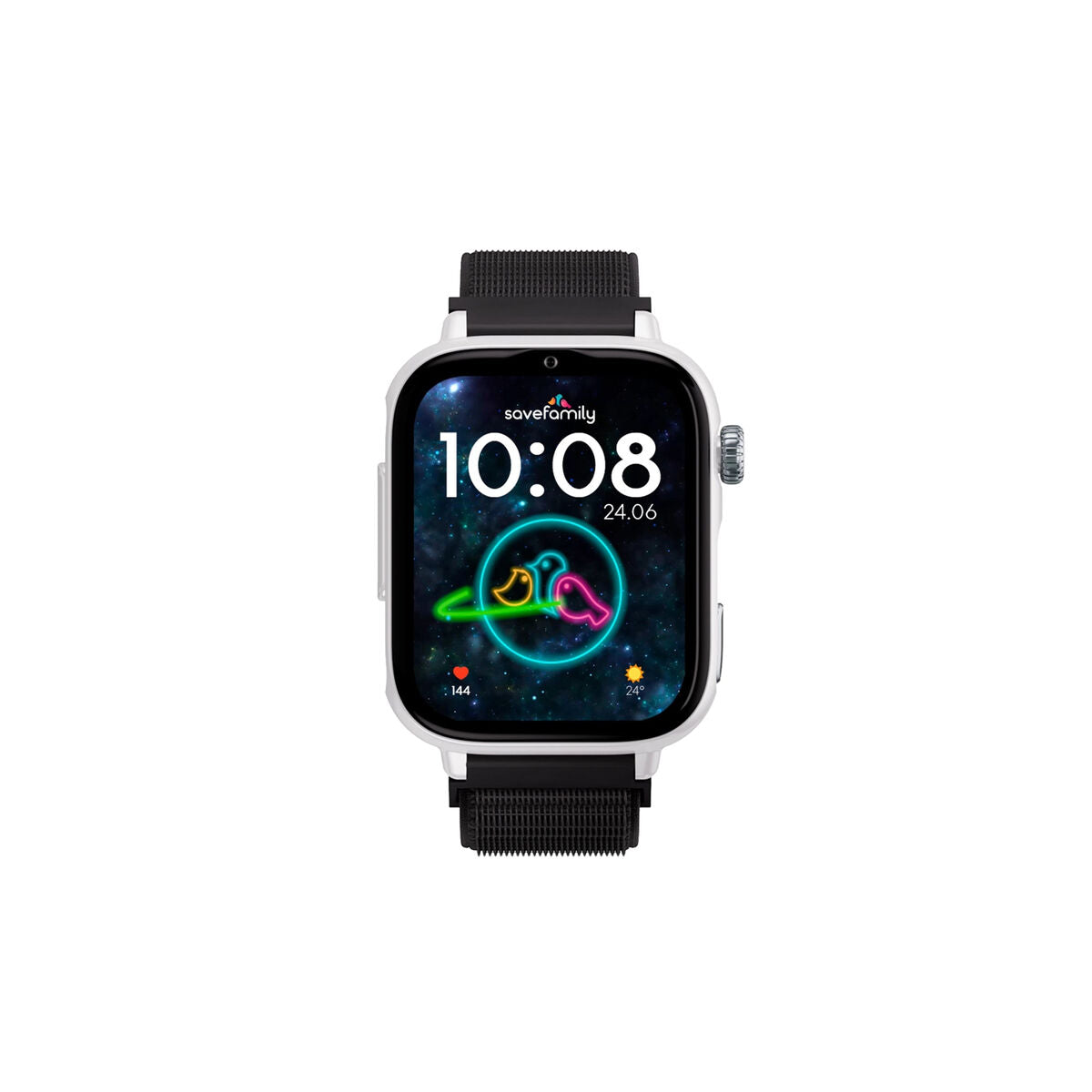 Smartwatch Save Family SW+2 B/TELBN 1,3'' White Black