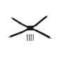 Coaxial TV Antenna Cable Gamber Johnson FM-USHRN-KIT Black