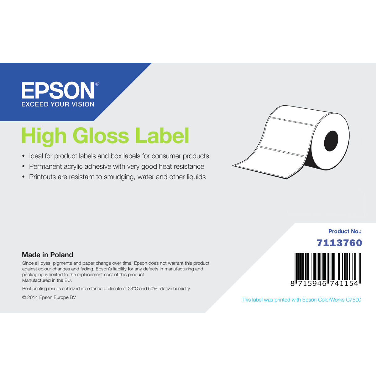 Original Ink Cartridge Epson 7113760