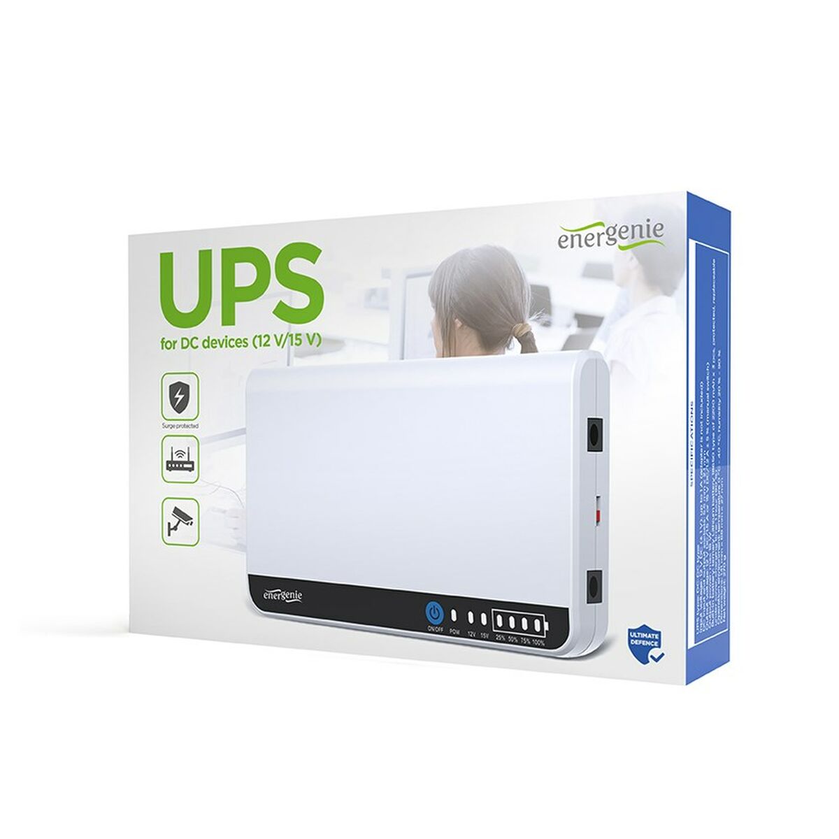 Uninterruptible Power Supply System Interactive UPS GEMBIRD EG-UPS-DC18