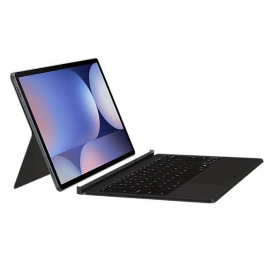 Case for Tablet and Keyboard Samsung EF-DX825BBEGES Black Spanish Qwerty
