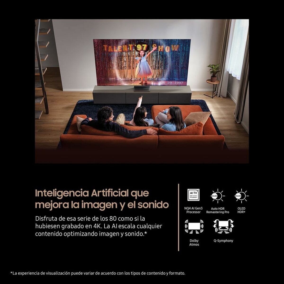 Smart TV Samsung TQ83S93FAEXXC 4K Ultra HD 83" ULED HDR DVB-T2 OLED DVB-S2 AMD FreeSync