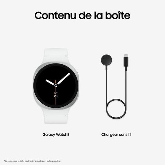 Smartwatch Samsung Watch8 White Silver 1,5" Ø 44 mm