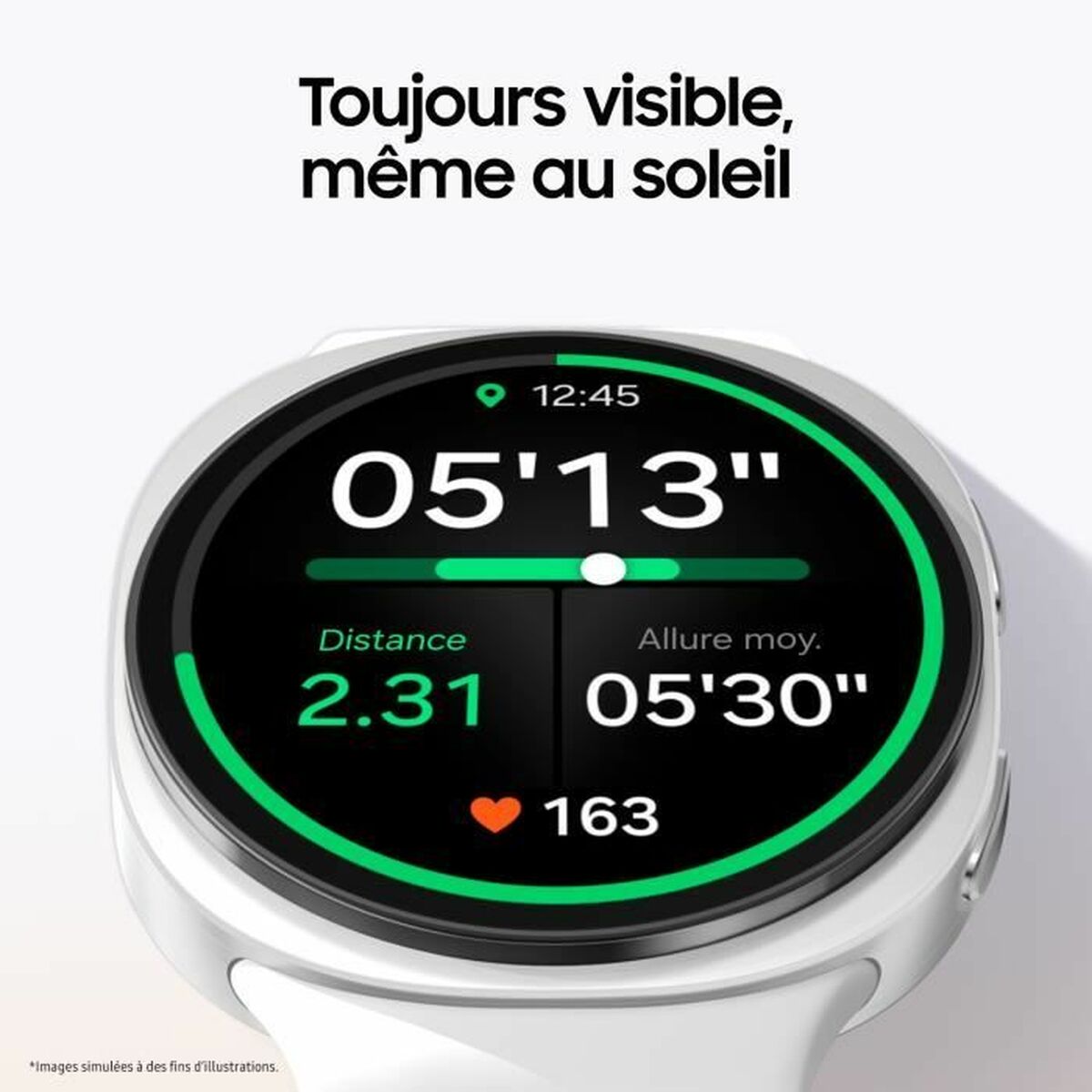Smartwatch Samsung Watch8 White Silver 1,5" Ø 44 mm