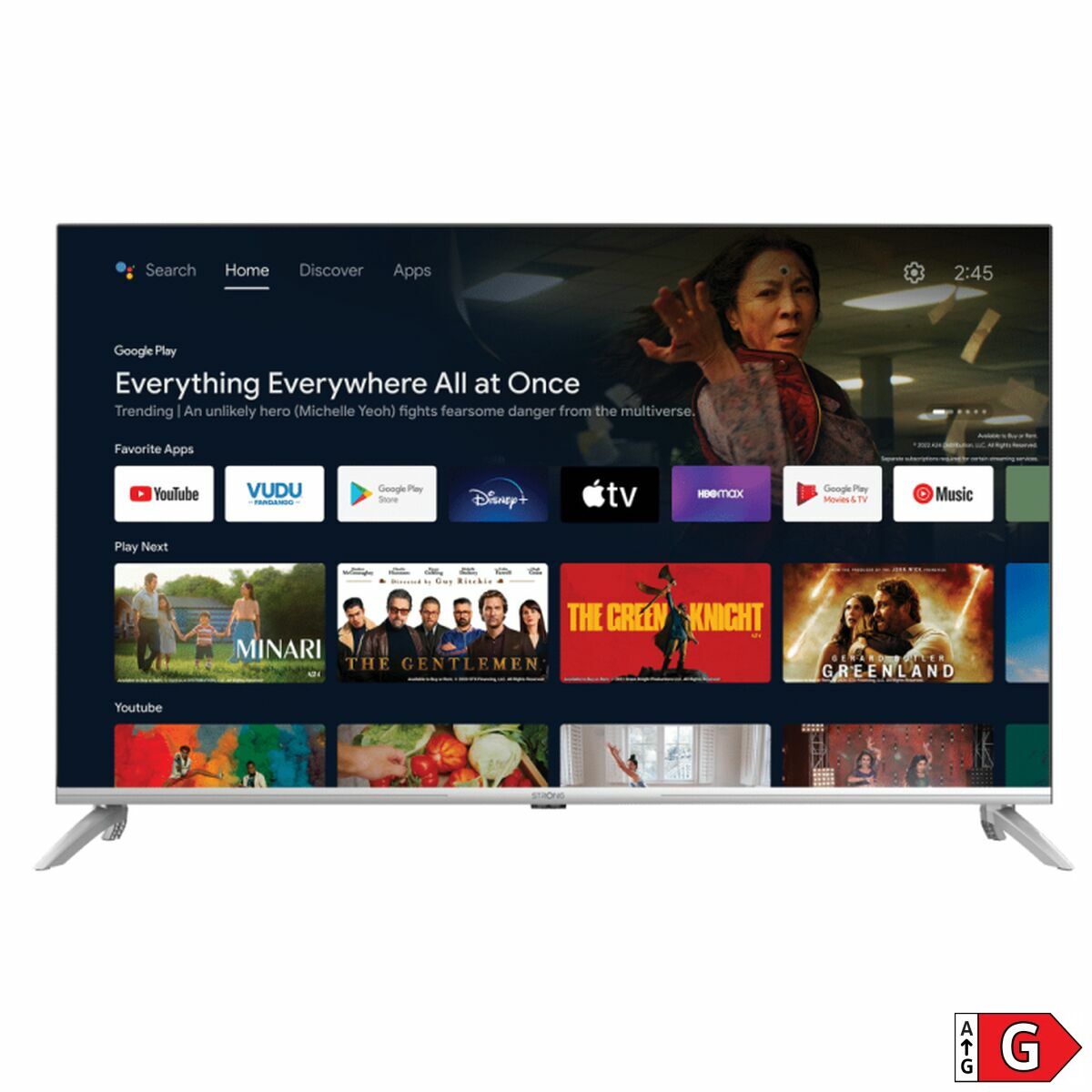 Smart TV STRONG 43UD6593 43" 4K Ultra HD LED HDR HDR10