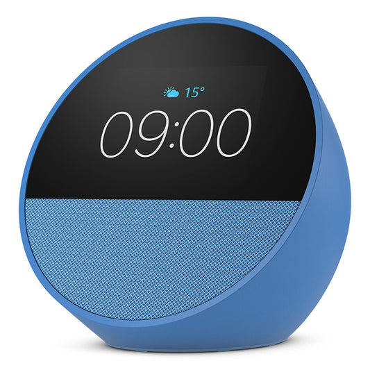Portable Bluetooth Speakers Amazon ECHO SPOT AZUL