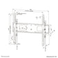 TV Mount Neomounts WL35-750BL18 43"