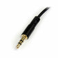 Audio Jack Cable (3.5mm) Startech MU6MMSRA             Black 1.8 m