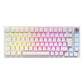 Wireless Keyboard Newskill NS-KB-PYROSPRO-IV White Spanish Qwerty QWERTY