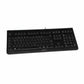 Keyboard Cherry JK-0800ES-2 Spanish Qwerty Black