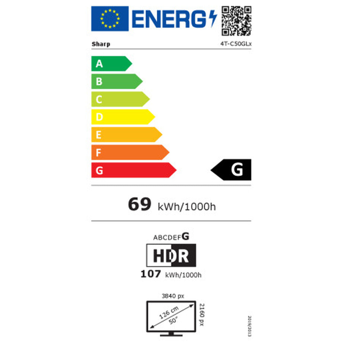 Smart TV Sharp 50GL4060E 50" 4K Ultra HD LED HDR