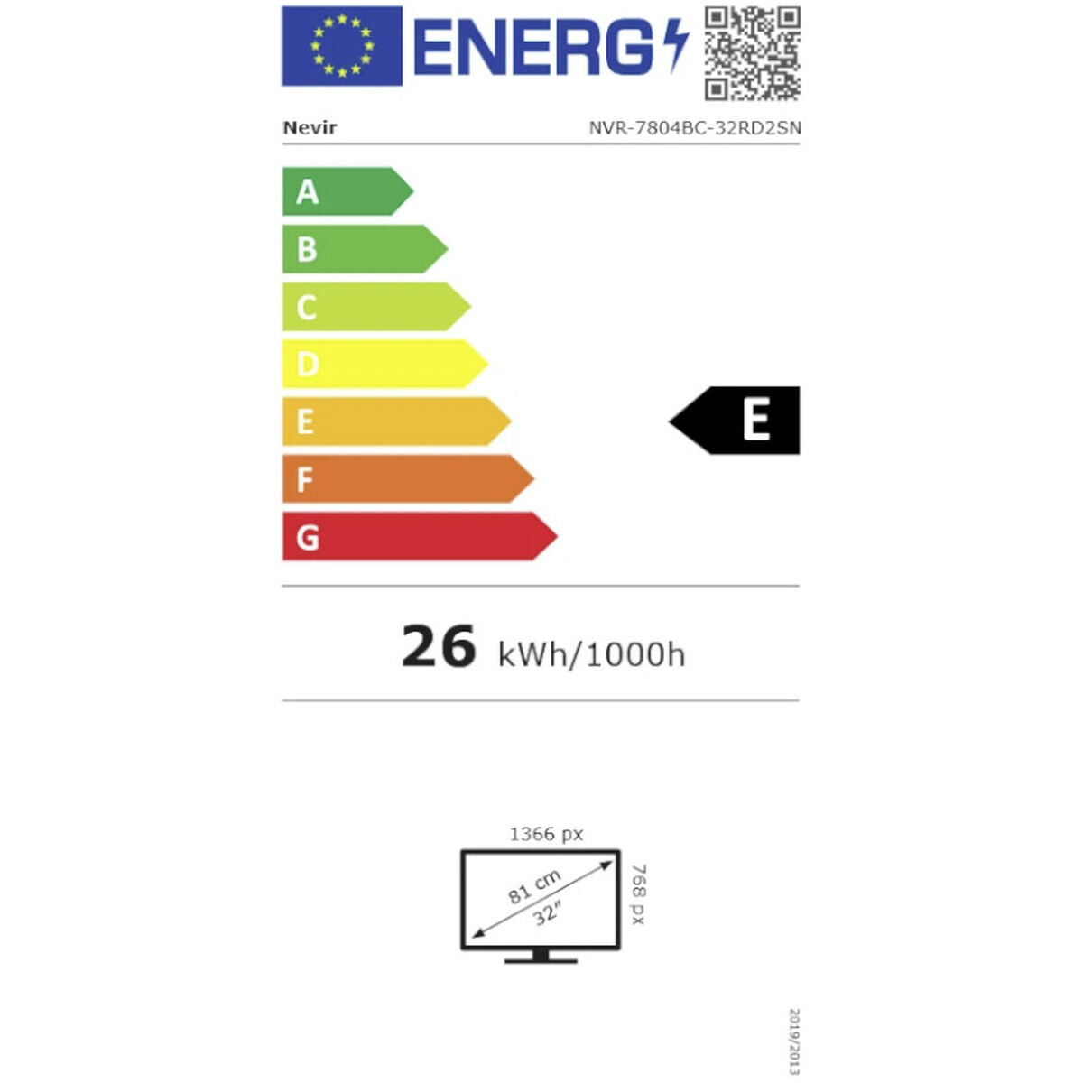 Smart TV NEVIR 7804 HD 32" LED DVB-T2 DVB-S2