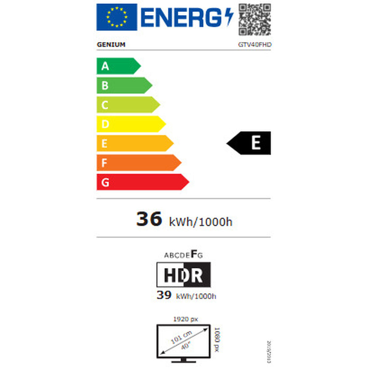 Smart TV Genium GTV40FHD 40" LED Full HD 1920 x 1080 px