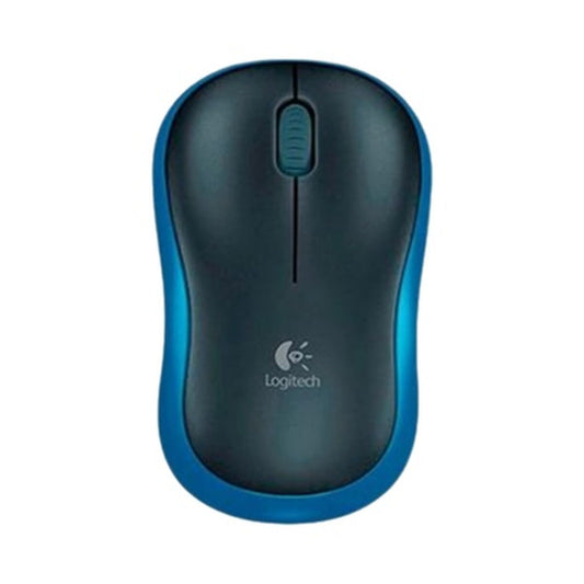 Wireless Mouse Logitech M185 Blue 1000 dpi (10 Units)
