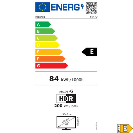 Smart TV Hisense 65A7Q 65" 4K Ultra HD LED HDR D-LED QLED